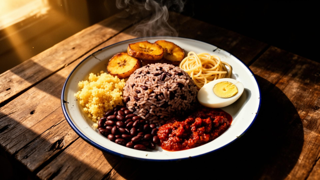Waakye food