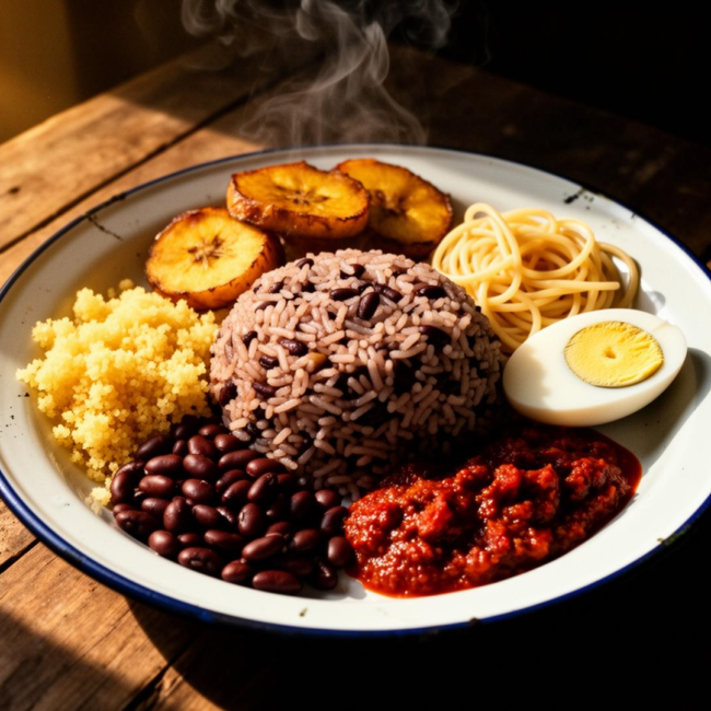 Waakye food